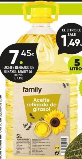 Family - Aceite Refinado De Girasol