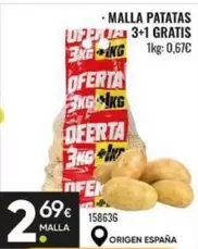 Malla Patatas Origen España