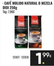 didi - Cafe Molido Natural O Mezcla
