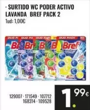 Bref - Surtido Wc Poder Activo Lavanda  Pack 2