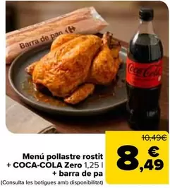 Coca-Cola - Menú Pollastre Rostit + Coca-cola