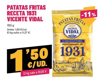 Vidal - Patatas Fritas Receta