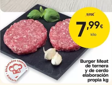 Froiz - Burger Meat De Ternera Y De Cerdo Elaboracion Propia
