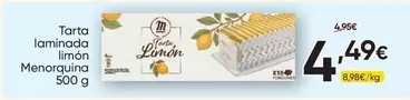 El Corte Inglés - Tarta Laminada Limon Menorauina
