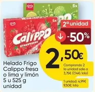 Calippo - Helado Frigo Fresa O Lima Y Limon