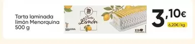 La Menorquina - Tarta Laminada Limon