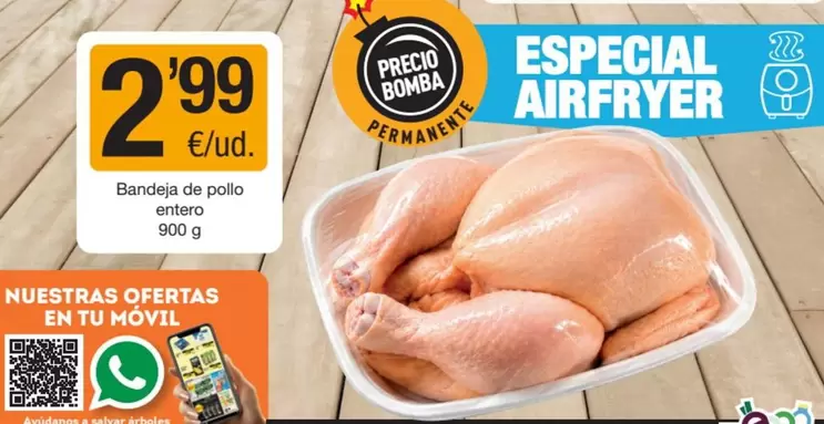 Bandeja De Pollo Entero