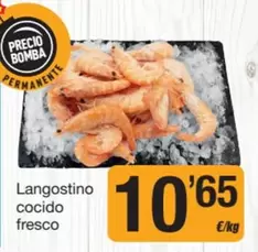 Langostino Cocido Fresco