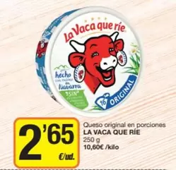 La Vaca Que Ríe - Queso Original En Porciones