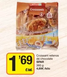 Spar - Croissant Rellenos De Chocolate