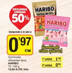 Haribo - Gominolas Diferentes Tipos