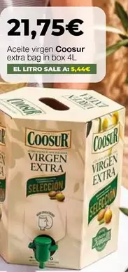 Coosur - Aceite Virgen Extra Bag In Box