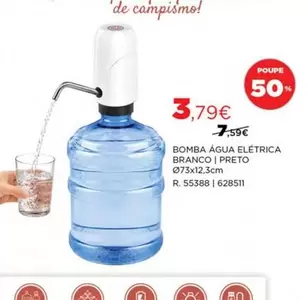 Bomba Agua Eléctrica Branco I Preto
