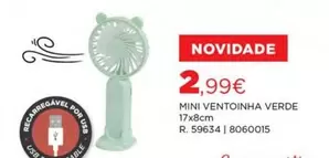 Mini Ventoinha Verde