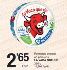 La vaca que ríe - Formatge Original En Porcions