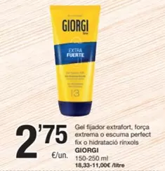 Giorgi - Gel Fijador Extrafort, Força Extrema O Escuma Perfect Fix O Hidratacio Ri Inoxls