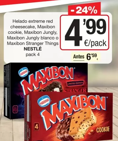 Nestlé - Helado Extreme Red Cheesecake