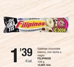 Filipinos - Galletas Chocolate Blanco