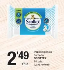 Scottex - Papel Higiénico Húmedo