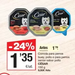 Cesar - Comida Para Perros Buey, Pollo O Para Perros Senior Sabor Pollo