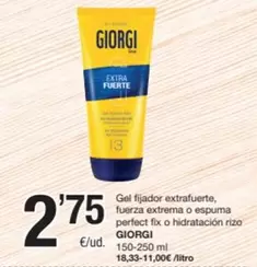 Giorgi - Gel Fijador Extrafuerte
