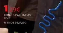 Conj 6 Palhinhas