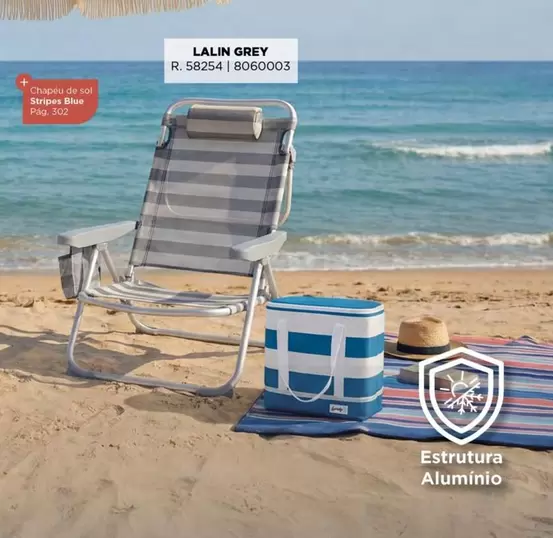 Cadeira De Praia Lalin Grey
