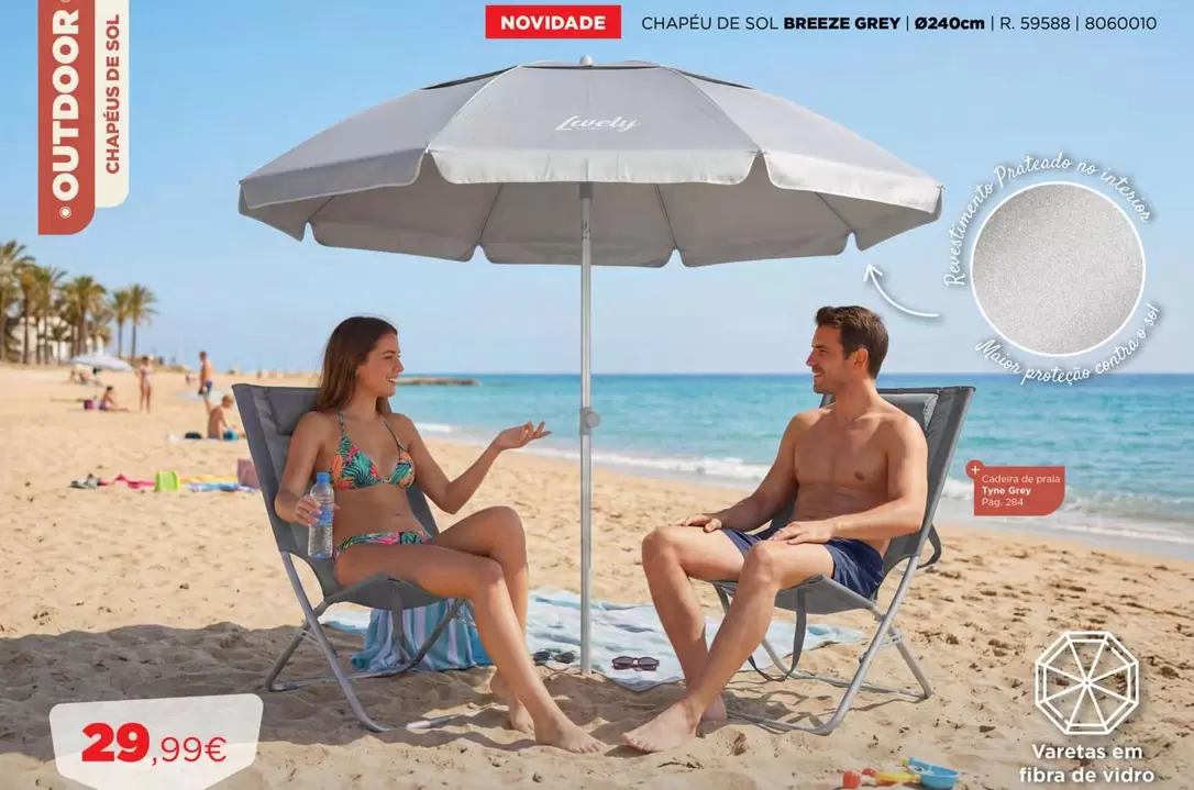 Sol - Chapeu De  Breeze Grey