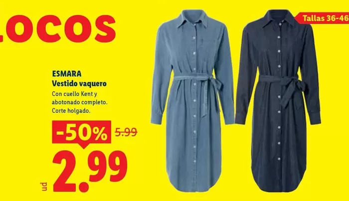 Esmara - Vestido Vaquero