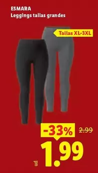 Esmara - Leggings Tallas Grandes