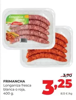 Frimancha - Longaniza Fresca Blanca O Roja