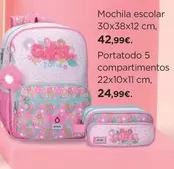 Mochila Escolar 30x38x12 Cm