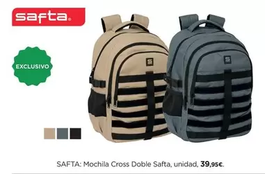 Safta - Mochila Cross Doble
