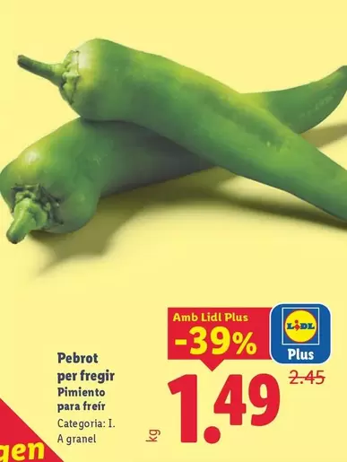 Pimiento Para Freír