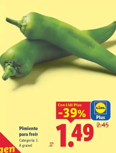 Pimiento Para Freir