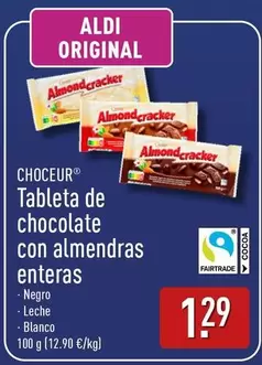 aldi - Tableta De Chocolate Con Almendras Enteras