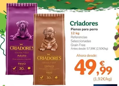 Criadores - Pienso Para Perro