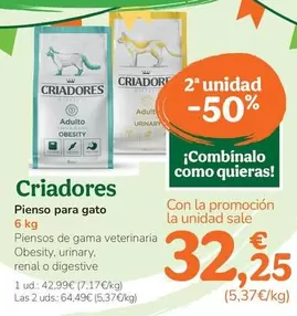 Criadores - Pienso Para Gato