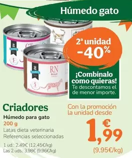 Criadores - Humedo Para Gato