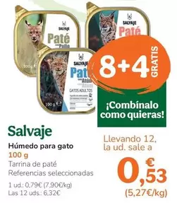 Salvaje - Húmedo Para Gato