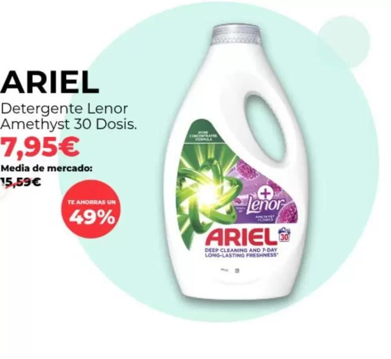 Ariel - Detergente Lenor Amethyst