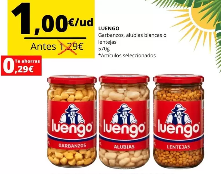 Luengo - Garbanzos Alubias Blancas O Lentejas