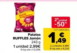 Ruffles - Patatas Jamon