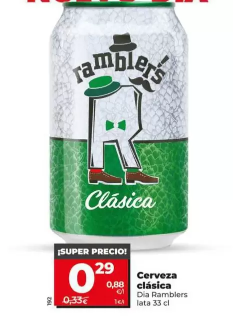 Dia Ramblers - Cerveza Clasica
