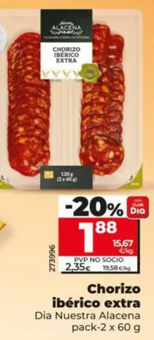 Dia Nuestra Alacena - Chorizo Ibérico Extra