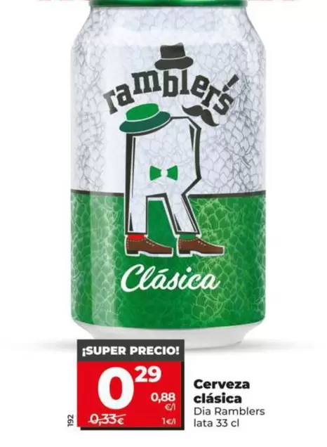 Dia Ramblers - Cerveza Clasica