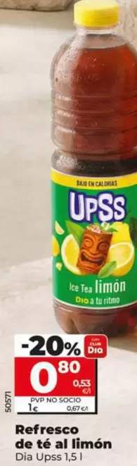 Dia Upss - Refresco De Te Al Limon