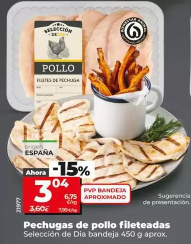 Seleccion De Dia - Pechugas De Pollo Fileteadas