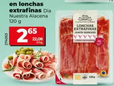 Dia Nuestra Alacena - Jamon Serrano En Lonchas Extrafinas