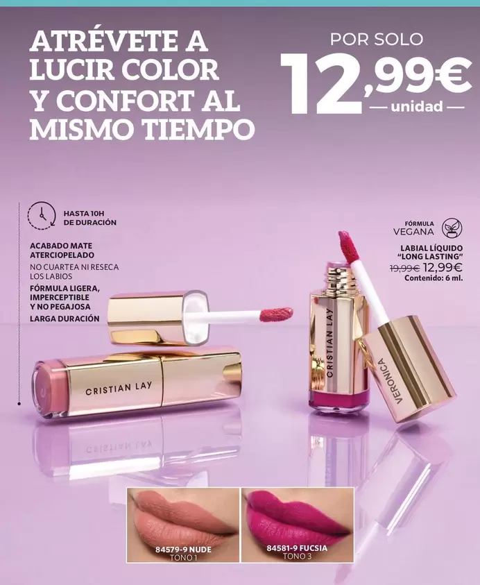 Cristian Lay - Labial Liquido "Long Lasting"